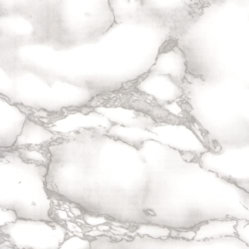 Venilia Film adhésif décoratif pour Meuble Marbre Gris, imperméable PVC, sans phtalates, 45 cm x 1,5 53421