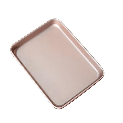 Cabilock Non Stick Cake Pan Practical Square Baking Pan for Home Use for Baking Cakes Roasting Chicken Vegetables Smooth Rounded Edges for Easy Release