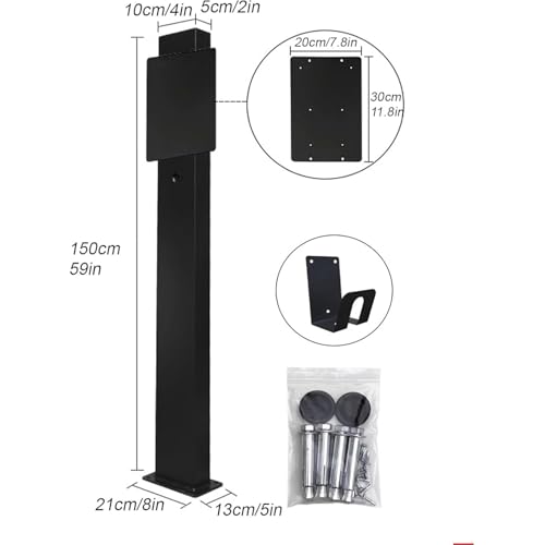 Support de borne de recharge VE extérieur pied robuste universel - 2