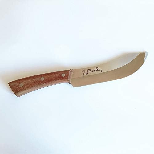 MAYiT Meat Cleaver Knife, 4Cr13Mov Professional Boning Knives Slaughter House Special Butcher Lamb Cattle Bleeding Knife Eviscerating Bone and Meat Knife