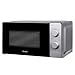 Abode Touch Control Microwave 20 Litre Black Digital 700W with Clock & Timer, 5 Auto Cook Settings & Defrost, 10 Power Levels AMT2012B (Manual, Silver)