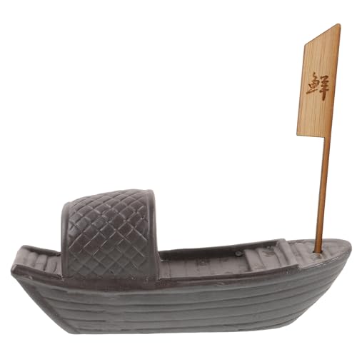 Plato japonés estilo barco para sushi de porcelana pequeña miniatura 1