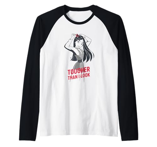 T-shirt Mulan Disney vêtement baseball manches raglan mode femme motif graphique