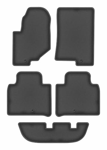Tapis de Sol en Velours Durban Rexton IV SUV 7 Places Moquette Voiture Graphite 2017