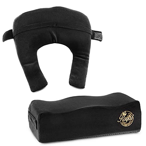 Brazilian BBL Pillow After Surgery - Combo of Butt Lift Pillow + Back Support | Extra Support Cushion post-Op Sitting + Cover Drawstring Bag | Comfortable & Easy to Carry for Home Car Airplane