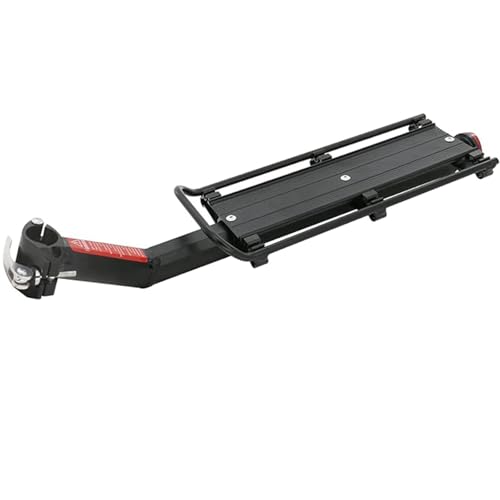 Brmyhcz Rear Bike Rack Capacity Adjustable Bike Cargo Rack Bicycle Rack For Adult Back Of Bike Carrier cover