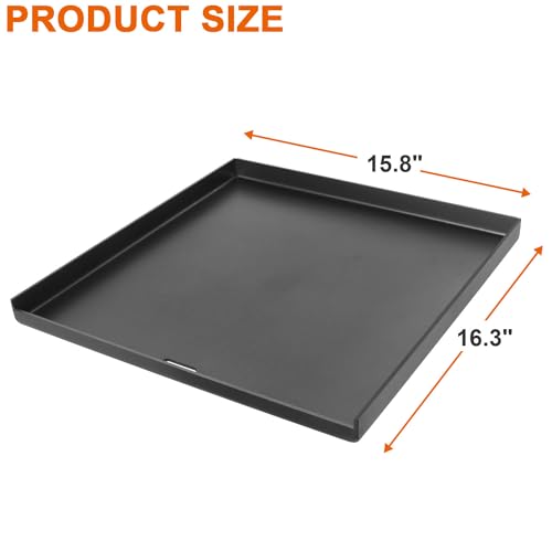 7672 Flat Top Griddle for Weber Genesis II 300 & 400 Series Spirit 2016+ Grills, Carbon Steel Griddle for Weber Crafted Genesis Grills 2022 SX-325s S-325s E-325s EX-325s, Spirit 200 300 Series