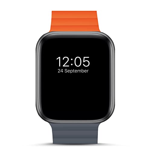 Image of GRIPP Reverser Premium Silicone Magnetic Watch Strap for 40mm /41mm /42mm, Watch Series 11 /10 /9 /8 /7 /6 /5 /4 /3 /2 /1, SE 3 /2 /1, Slim, Lightweight, Adjustable (Watch Not Included)
