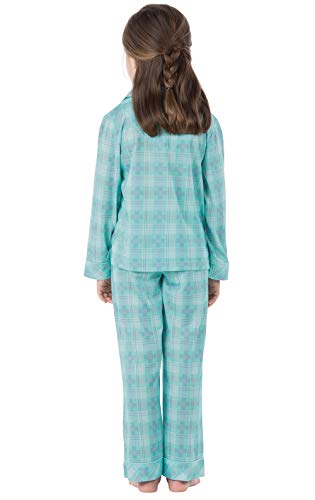 Pajamagram Girls Pajamas - Kids Pajamas Girls, Aqua Plaid, 12 #TOP2