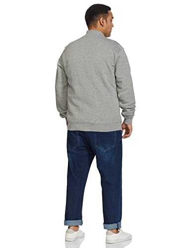 Image of Amazon Brand - Symbol Women's Men's Cotton Blend High Neck Fleece Sweatshirt (Available in Plus Sizes)