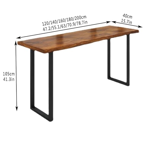 Table haute cuisine longue et étroite pour un balcon moderne - 8