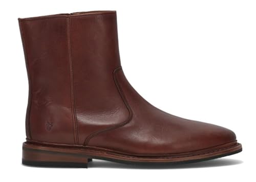 Frye Paul Inside Zip Men's Boots - Classic Leather Design, Durable Construction, Comfortable Fit, Ideal for Everyday Wear, Brown - Cow Thunder - 10.5