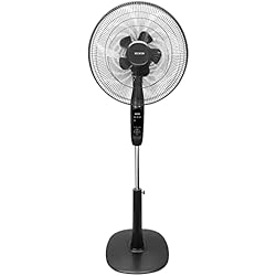 Ventilador Pie Hipercor Becken Ventilador de Pie, 6 Velocidades, 60W, 10 Aspas, Altura Regulable, Silencioso, Negro