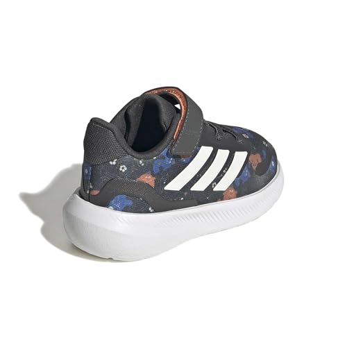 Image of adidas Baby Marvel Run Falcon 5 Elastic Lace & Strap Shoe