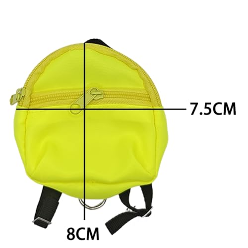 Image of Bearded Dragons Harness Leashes Set Cute Backpack Back to School Design for Small Pets Reptile Lizard Crested Gecko Chameleon Rat Hamster Squrriel Ferret Photo Shoot (Pink)
