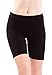 Emprella Slip Shorts 3-Pack Black Bike Shorts Cotton Spandex Stretch Boyshorts For Yoga,Black,Medium