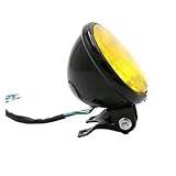 Transmission élevée, lentille en verre incurvée correcte pour une meilleure diffusion de la lumière. Offre un bon champ de vision lors de la conduite dans des conditions de mauvaise visibilité.