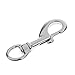 68mm 88mm Silver Marine Grade 316 Stainless Steel Round Eye Swivel Bolt Snap Clip Hook for Diving/Keychains/Dog Leashes - Silver, 68mm