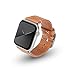 Produktbild JT Berlin "Alex Vintage Armband für Apple Watch 42mm / 44mm / 45mm / 49mm Lederarmband [Watch Ultra/SE/Series 8/7 / 6/5 Weiches Leder Ersatzband, Edelstahl Verschluss] cognac (Größe S/M)