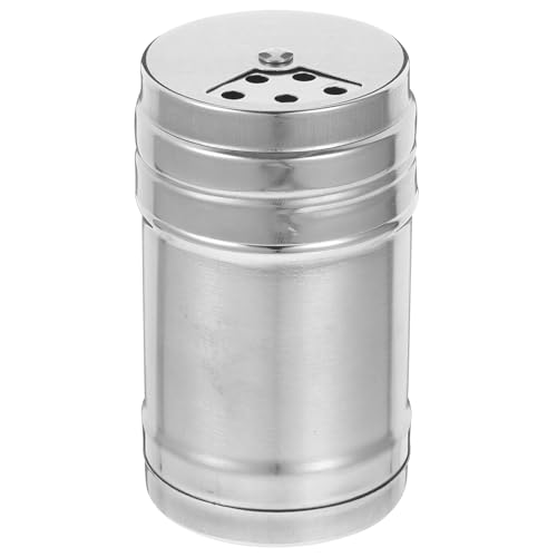 OUNONA Shaker Per Pepe Contenitore Per Spezie in Acciaio Inossidabile Dispenser Per Condimenti Da Cucina Per Conservare Pepe in Polvere e Paprika