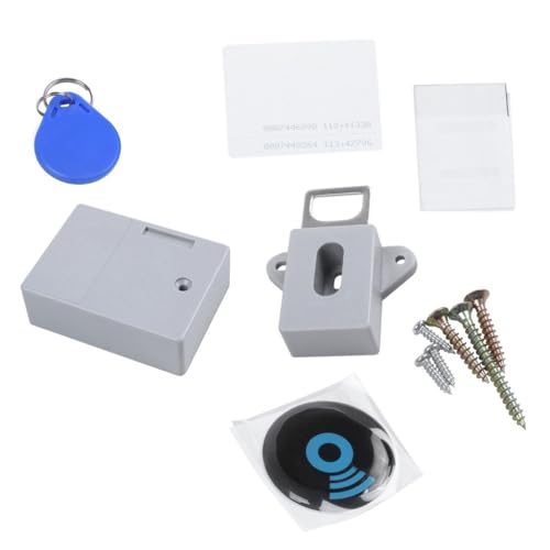 Image of Battery IC Card Sensor Digital Cabinet Lock Drawer Lock File Cabinet Smart Lock DIY Keyless Cabinet Drawer Lock Without Perforate Hole for Drawers, Cabinet, Doors, Wardrobe