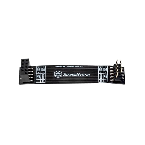 Image of Silverstone Technology CP15 Low-Profile Front I /O Power Switch Extension, SST-CP15
