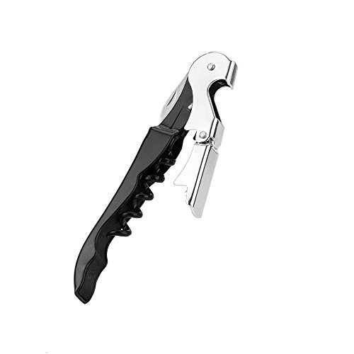 Preisvergleich Produktbild redreamsky Multifunktionaler Flaschenöffner aus Edelstahl mit Schraubverschluss Schwarz