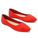 GLAMORA Bailarinas Planas para Mujer Elegantes y cómodas Tipo mocasín con Punta Fina y Suela Antideslizante, Ideales para Boda, comunión, Oficina, Trabajo o Uso Diario Urbano y Formal