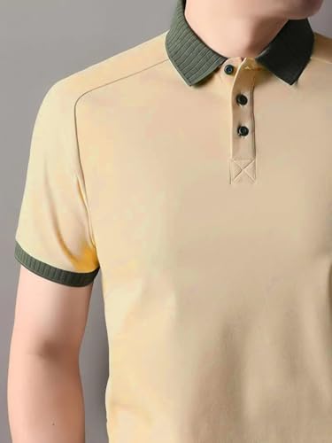 Image of Lymio Polo T Shirt for Men || T Shirt for Man || Collar T Shirt Style Men (Packs Also Available) (Polo-89-92)