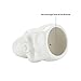 T4U Skull Succulent Planter Pots Set of 3, Gothic Caramic Planter, Creative Plant Lover Gifts for Christmas Birthday House Warming, Cactus Plant Pot Pen Pencil Holder for Home Office Decor, White