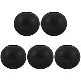 ARTSEWPLY Lot de 5 Butées d'Extrémité de Câble en Acier Noir pour Appareils de Musculation Accessoires de Câble de Fitness Compatibles Embouts pour Réparation Équipements Sport Maison