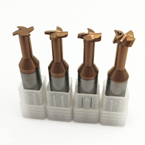 klot altin coated t slot keyseat milling cutter solid carbide 3mm-20mm t slotting end mill 4  15 l50mm