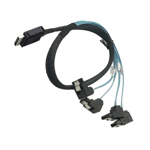 OCuLink PCIe SAS SFF-8611 4i a SATA 7P Cable 1 m miniatura 4