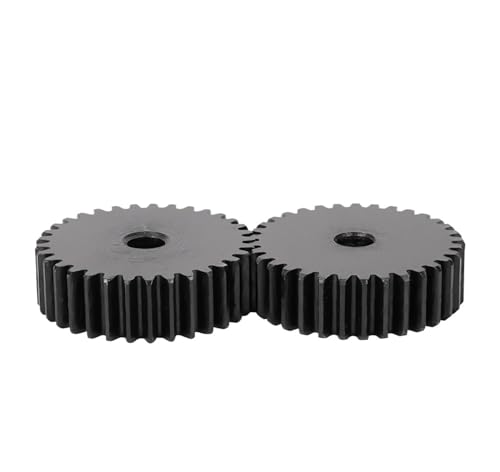 Bevel Gear Pinion Hardware Mechanical Flat Gear 1M-34T/35T/36T/37T/38T/39T/40T/41T/42T/43T/44T Carbon Steel Blackening Motor Gear for Transmission Parts(1M41 (Bore 8mm))