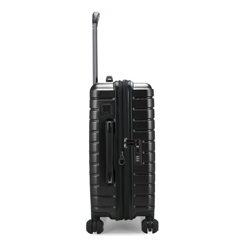 Traveler's Choice Archer Polycarbonate Hardside Spinner Luggage Set, Black, Carry-On 21-Inch, Archer Polycarbonate Hardside Spinner Luggage Set