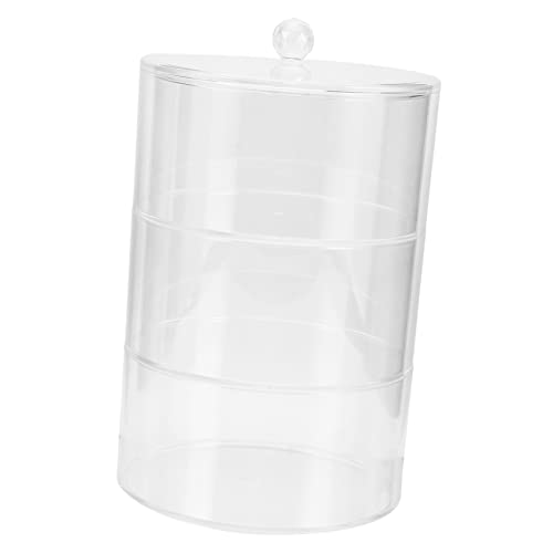 Cabilock Large Jewelry Organizer Tray Acrylic Storage Box Belt Watch Display Stackable Plastic Earring Organizer