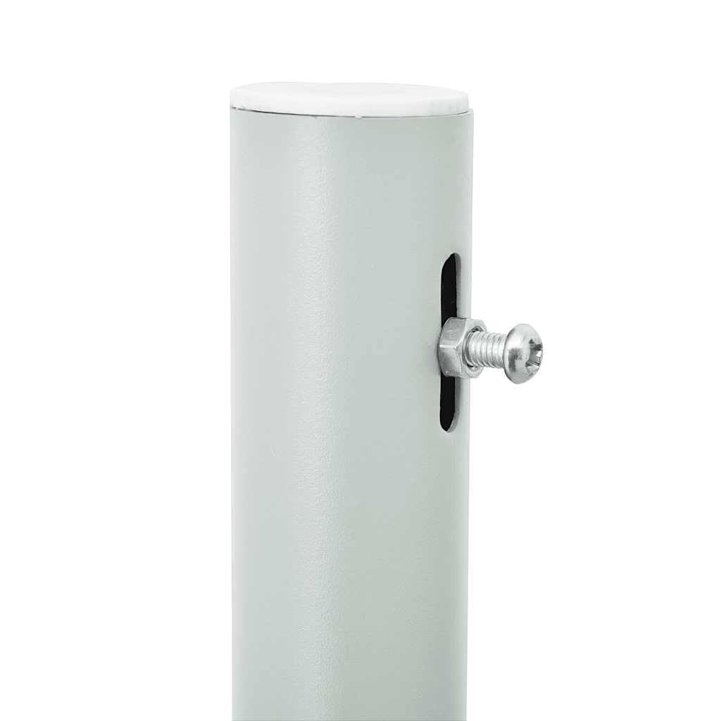 100 x 500 cm Retractable Side Awning, Cream Polyester Privacy | Cuenta con un marco de acero gris duradero para proporcionar protección contra el viento y el sol para tu balcón