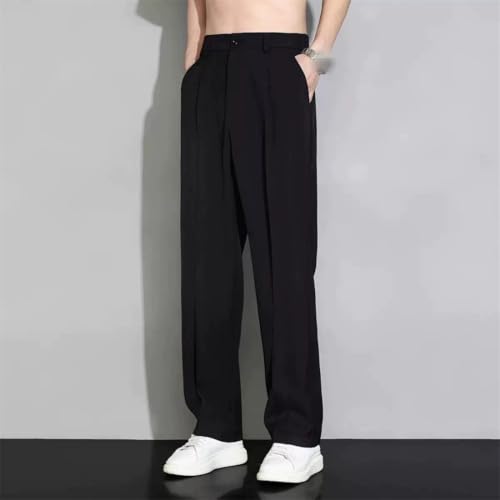 Fleurosta Mens Pants, Fleurosta Super Stretch Ice Silk Comfort Everyday Pants, Slim Fit Lightweight Trousers4