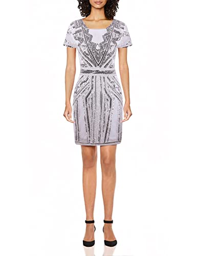 Image of Vijiv 1920s Short Prom Dresses V Neck Inspired Sequins Cocktail Flapper Dress