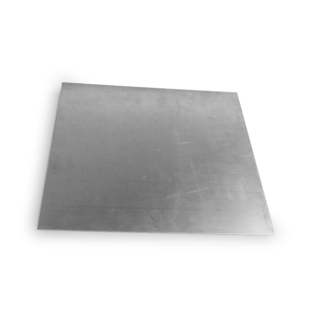 4130 Alloy Steel Sheet, Unpolished (Mill) Finish, Annealed, AMS 6350, 0.08" Thickness, 12" Width, 12" Length, OnlineMetals