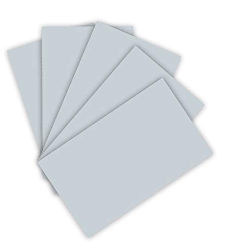 folia 6380 – Papel de color 130 g/m², papel de dibujo en color gris claro, DIN A3, 50 hojas, como base para muchas manualidades