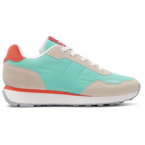 Baskets Mika Ecoalf femme vert eau les chaussures tendances