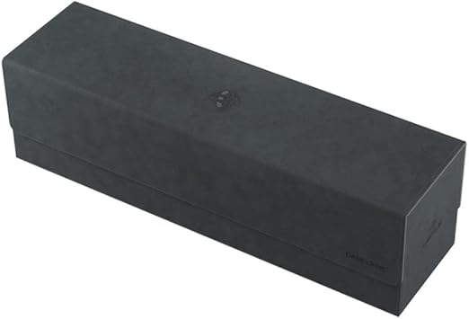 Dungeon S 550+ Convertible Deck and Game Accessories Box | Double-Sleeved Card Storage | Card Game Protector | Nexofyber Surface | Holds up to 550 Cards | Black Color | Made by Gamegenic,G20091