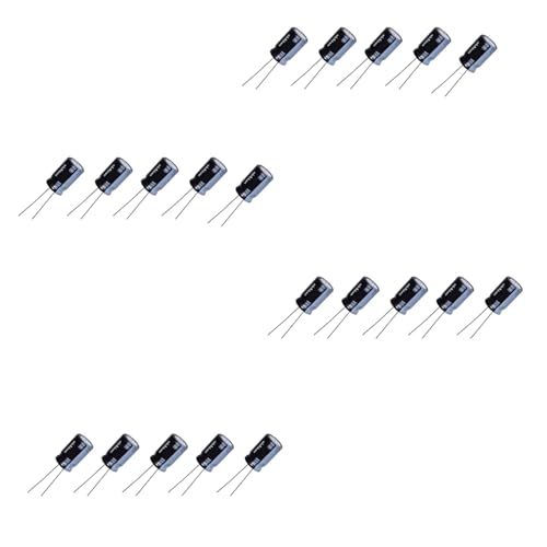 AHELECTRO, Condensadores Electrolíticos 1000uF 1000mf 16V, 20 Unidades