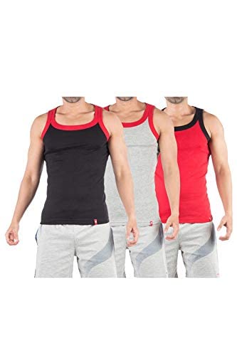 vip Men's Frenchie Flex Gym Regular Fit Vest Pack Of 3-picture-25