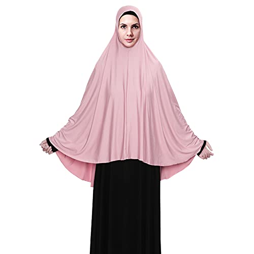 Women's High Stretch Hijab Muslim Arabian Long Milk Silk Purity Color Chiffon Hijab