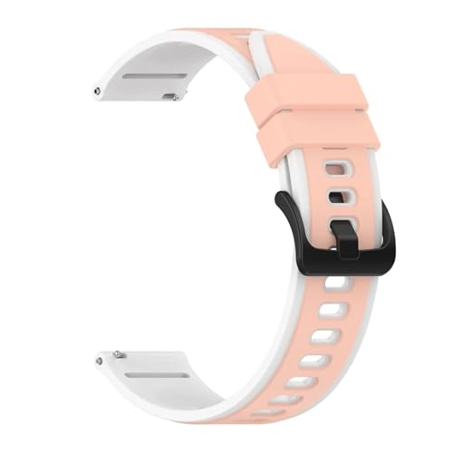 VR\tgXgbv Venu 3/Forerunner 255 Music/Vivoactive 4 3 oh Venu 2 Plus uXbg 20 22mm XgohuXbgƌ݊܂(Pink White,22mm)