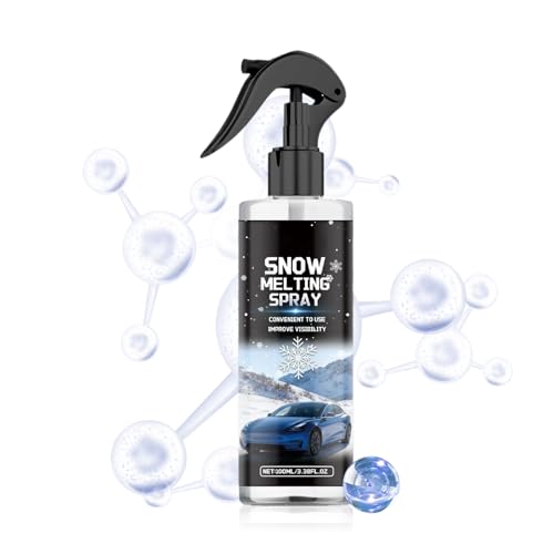 Aerosol descongelante genérico para coche, 100 ml, multiuso, agente de fusión de nieve para parabrisas, invierno, para hielo, espejo, vehículo, camión, camping, coche, SUV, conductores domésticos