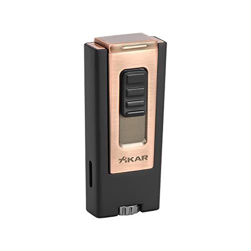 Encendedor Xikar Trezo Triple Llama Jet Negro miniatura 1