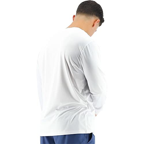 T-shirt performance TYR à manches longues blanc taille L protégeant du soleil - 6